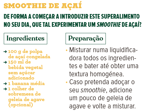 receita smoothie açaí