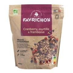 Muesli Biológico Arando Mirtilo E Framboesa