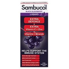 Sabugueiro Vitaminas E Minerais Extra Defence