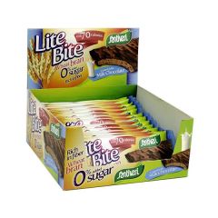 Lite Bite Tosta De Farelo E Chocolate De Leite