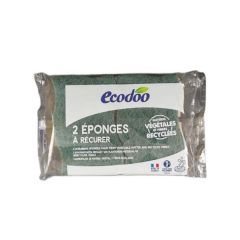 Esponjas Vegetais Com Esfregão Verde