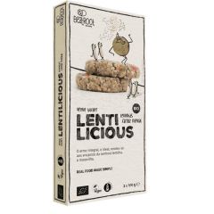 Hamburger Bio Vegan Lentilhas E Arroz Congelado