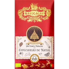 Chocolate Com Especiarias De Natal 66% Cacau