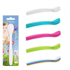 4 Colheres Pequenas Cores Sortidas
