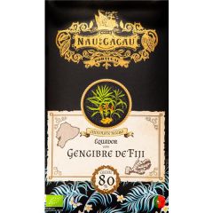 Chocolate 80% Equador Com Gengibre De Fiji