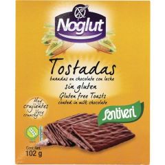 Tostas Sem Glúten De Arroz E Milho Com Chocolate De Leite