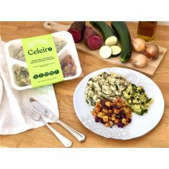 Bacalhau Celeiro Com Batata-Doce E Curgete