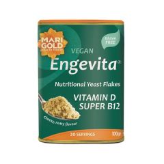 Flocos De Levedura Nutricional Com Vitamina D E B12