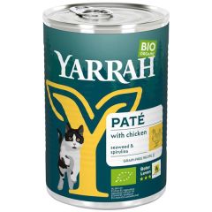 Yarrah Gato Pate Frango Spirul Bio 400G