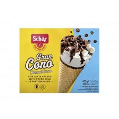 Gelado Em Cone De Cacau E Nata Sem Glúten