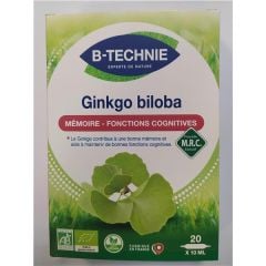 Ginkgo Biloba Bio - 20 Ampolas