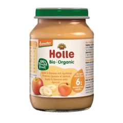 Puré De Maçã, Banana E Alperce Biológico 6M