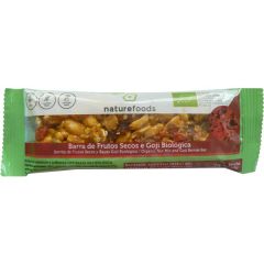Barra De Frutos Secos E Goji Sem Glúten Biológico