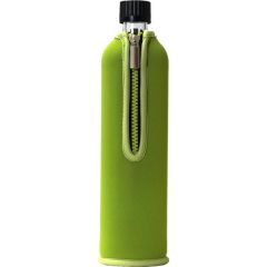 Garrafa De Vidro Capa Neoprene Verde