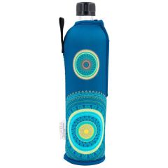 Garrafa De Vidro Capa Neoprene Mandala