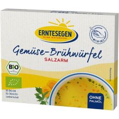 Caldo De Legumes Bio Com Baixo Teor De Sal