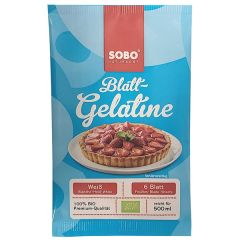Gelatina Em Folhas Biológica