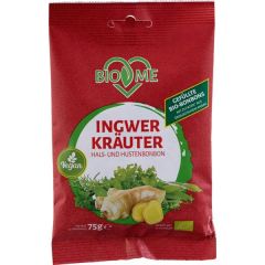 Bio Loves Me Rebuçados Gengibre Bio 75G