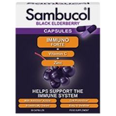 Sabugueiro Vitamina C Zinco Immunoforte Cápsulas