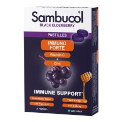 Sabugueiro Vit.C Zinco 20 Pastilhas Immunoforte