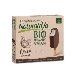 Gelados De Coco Com Cobertura Cacau Bio Sem Glúten