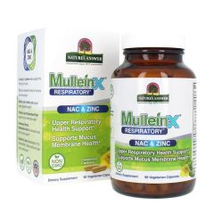 Mullein-X Respiratory Nac Zinco 90 Cápsulas