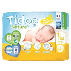 Fraldas Ecológicas Recém-Nascido Tam.1Xs (2-5Kg) X26
