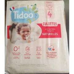 Fraldas Ecológicas Treino Tamanho 4 (8 - 15 Kg) X 30