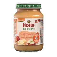 Puré De Maçã, Banana E Espelta Biológico