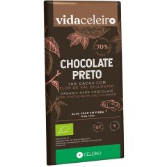Chocolate Preto 70% Bio Com Flor De Sal
