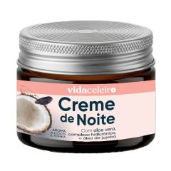 Creme De Rosto Noite, Aroma A Coco E Tonka