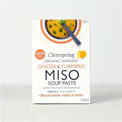 C.Spring Sopa Instantanea Miso Bio Gengibre Curcuma 4X15g