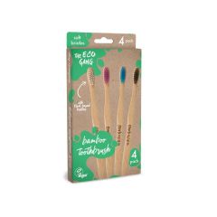 Pack 4 Escovas Bambu Suave