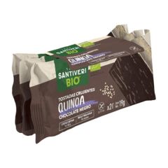 Tostas Ligeiras De Quinoa Com Cobertura De Chocolate Preto