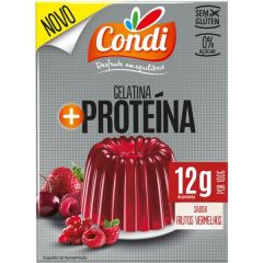 Gelatina Proteica Com Sabor A Frutos Vermelhos