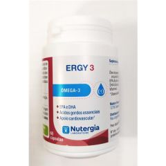 Suplemento Alimentar Ergy 3 Ómega-3 (60 Cápsulas)