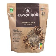 Muesli Crocante Bio Chocolate Preto Sem Glúten