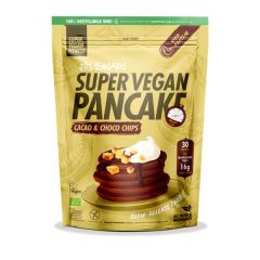 Super Vegan Panquecas Cacau E Pepitas De Choco