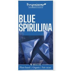 Tablete De Cacau Bio Com Spirulina Azul E Sal