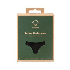 Cueca Menstrual - Preto - Tamanho M 36-38