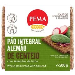 Pão Alemão Integral Com Sementes De Linho