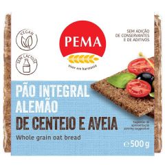 Pão Alemão Integral Especial De Centeio Com Aveia