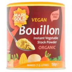 Marigold Bio Caldo Vegetais Pó Sem Glúten 150G