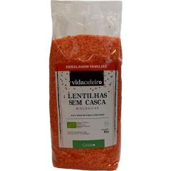 Vida Celeiro Lentilhas Sem Casca Bio 1Kg
