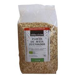 Vida Celeiro Flocos De Aveia Prensados Bio 1Kg