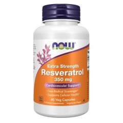 Resveratrol 350 Mg - 60 Cápsulas Vegetais