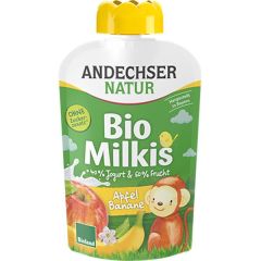 Milkis Iogurte E Fruta, Maçã E Banana Bio