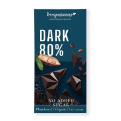 Chocolate Preto 80% Bio, Sem Adição De Açúcar