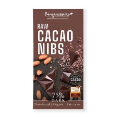 Chocolate Preto Biológico Com Pepitas De Cacau