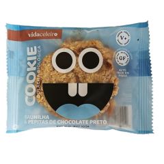 Cookie Bio Baunilha Pepitas Chocolate Preto